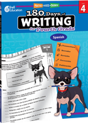 180 Days™: Writing for Fourth Grade (Spanish)