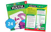 180 Days™: Math for Sixth Grade 24-Book Set