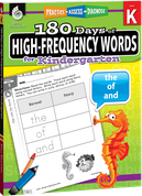 180 Days™: High-Frequency Words for Kindergarten