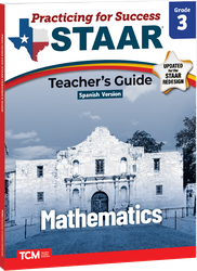 Practicing for Success: STAAR Mathematics Grade 3 Teacher's Guide (Spanish Version)