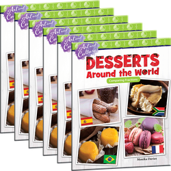 Art and Culture: Desserts Around the World: Comparing Fractions 6-Pack