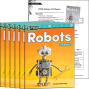 STEM: Robots: 3-D Shapes 6-Pack