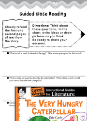 The Very Hungry Caterpillar Close Reading and Text-Dependent Questions